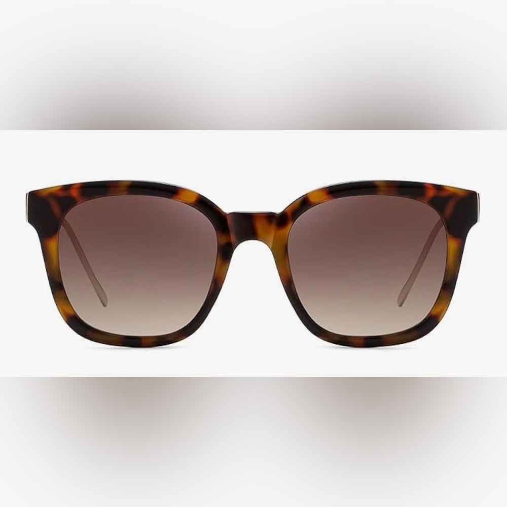 Classic Tortoiseshell Women's Sunglasses - Brown Gradient Lenses